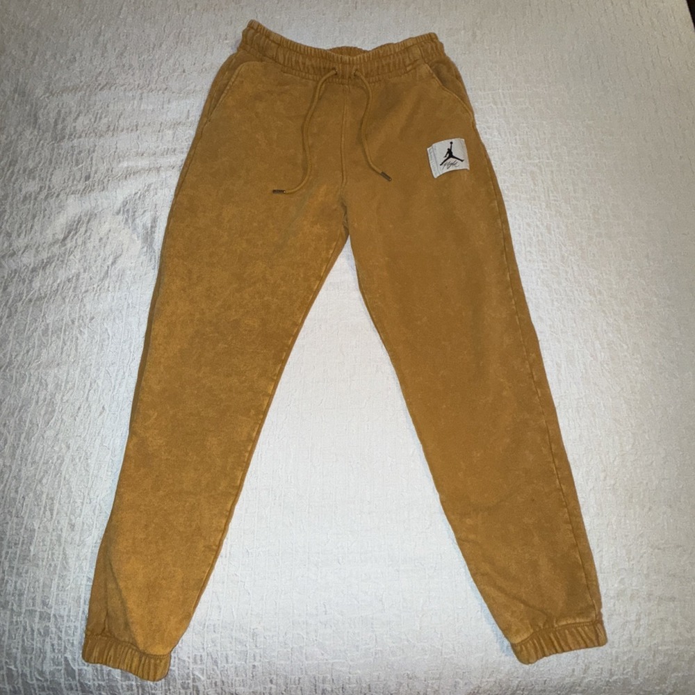 Nike Air Jordan Men's Med Essential Washed Fleece Jogger Sweatpants Small Marks